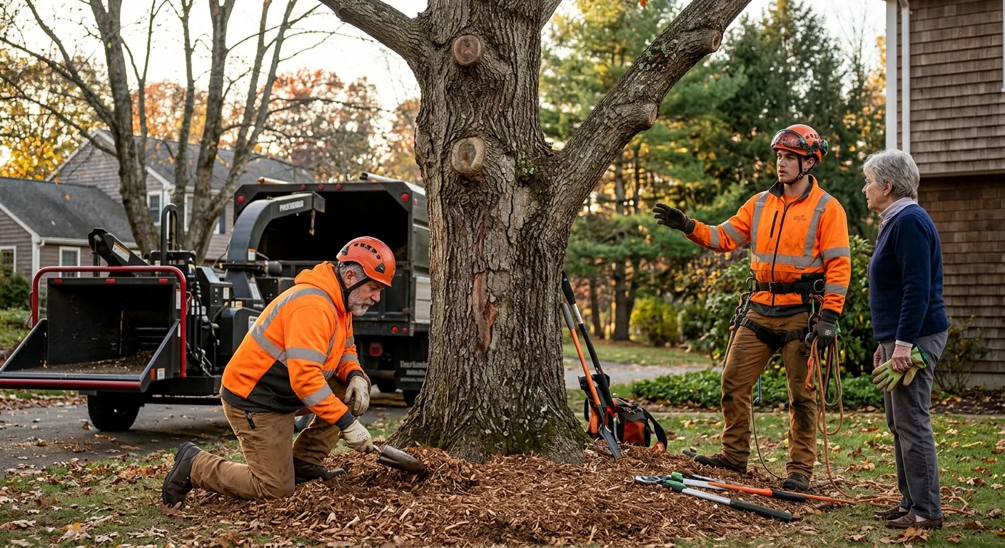 Finished Tree Service system setup by Cheshire Tree Service Pros