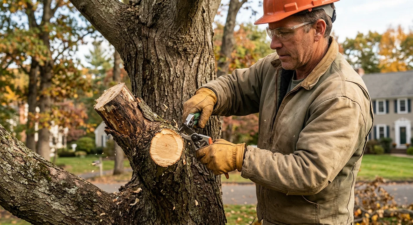 Crossing branches and weak unions marked before corrective trimming work